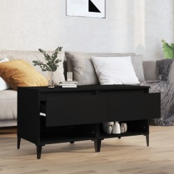 Tables d'appoint 2 pcs Noir 50x46x50 cm Bois d’ingénierie 631812631812