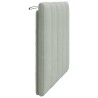 Coussin de tête de lit Hanko gris clair 100 cm velours 631816631816