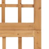 Cloison de séparation à 4 panneaux Bois de pin solide 161x180cm 631849631849