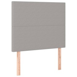 Tête de lit Gris clair 100x5x118/128 cm Tissu 631851631851
