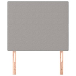 Tête de lit Gris clair 100x5x118/128 cm Tissu 631851631851