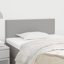 Tête de lit Gris clair 100x5x78/88 cm Tissu 631852631852