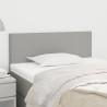 Tête de lit Gris clair 100x5x78/88 cm Tissu 631852631852