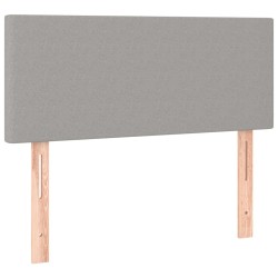 Tête de lit Gris clair 100x5x78/88 cm Tissu 631852631852