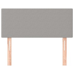Tête de lit Gris clair 100x5x78/88 cm Tissu 631852631852