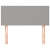Tête de lit Gris clair 100x5x78/88 cm Tissu 631852631852