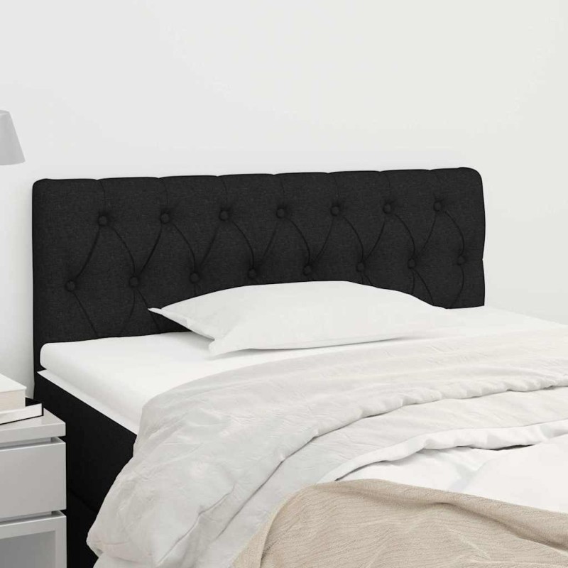 Tête de lit Noir 100x7x78/88 cm Tissu 631853631853