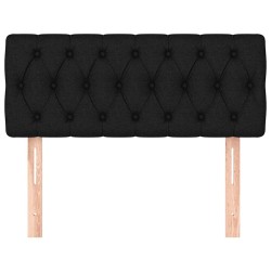 Tête de lit Noir 100x7x78/88 cm Tissu 631853631853
