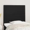 Tête de lit Noir 90x5x118/128 cm Similicuir 631856631856