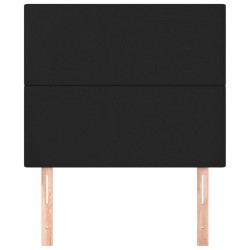 Tête de lit Noir 90x5x118/128 cm Similicuir 631856631856