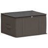 Boîte de rangement avec fenêtre transparente Gris Tissu intissé 631858631858