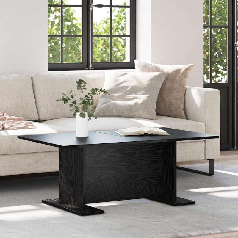Table basse Chêne noir 103,5 x 60 x 40 cm Bois d'ingénierie 631861631861