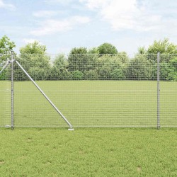 Clôture en fil soudé avec pointes 25 x 1 m Acier galvanisé 631862631862