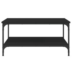 Table basse noir 80x80x40 cm bois d'ingénierie 631863631863