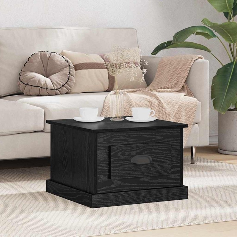Table basse Chêne noir 50 x 50 x 35 cm Bois d'ingénierie 631870631870