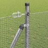 Clôture en fil soudé avec base en béton 25 x 1 m Argenté Maille 631873631873
