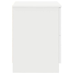 Table de chevet à 2 tiroirs blanche 40x36x50 cm 631893631893