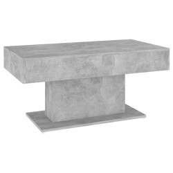 Table basse gris béton 96x50x45 cm bois d'ingénierie 631895631895