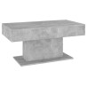 Table basse gris béton 96x50x45 cm bois d'ingénierie 631895631895