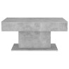 Table basse gris béton 96x50x45 cm bois d'ingénierie 631895631895