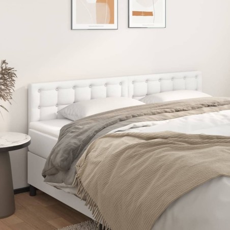 Têtes de lit Blanc 160x5x78/88 cm Similicuir 631898631898