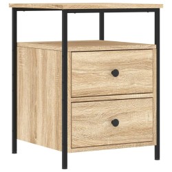 Table de chevet chêne sonoma 44x45x60 cm bois d'ingénierie 631903631903