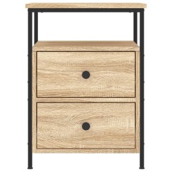 Table de chevet chêne sonoma 44x45x60 cm bois d'ingénierie 631903631903