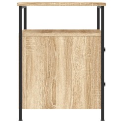 Table de chevet chêne sonoma 44x45x60 cm bois d'ingénierie 631903631903