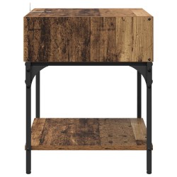 Table de chevet Bois ancien 40 x 40 x 50 cm Bois d'ingénierie 631904631904
