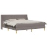 Cadre de lit avec matelas avec tête de lit Polyester 631947631947