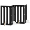 Clôture pliable pour animaux 4 pcs Chêne Noir 201 x 38 x 90 cm 631949631949