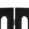 Clôture pliable pour animaux 4 pcs Chêne Noir 201 x 38 x 90 cm 631949631949