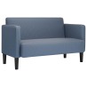 Canapé causeuse bleu 109 cm tissu velours côtelé 631954631954