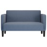 Canapé causeuse bleu 109 cm tissu velours côtelé 631954631954