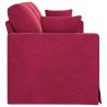 Canapé Bordeaux 198 x 78 x 80 cm Velours 631955631955