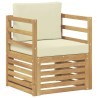 Canapé d’extérieur Polyester Blanc et crème 631968631968