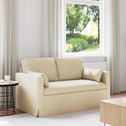 Canapé Crème 139 x 78 x 80 cm tissu 631973631973