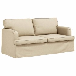 Canapé Crème 162 x 80 x 85 cm tissu 631976631976