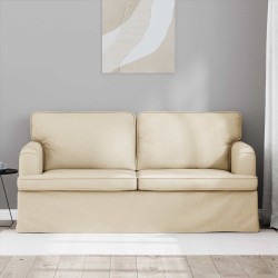 Canapé Crème 162 x 80 x 85 cm tissu 631976631976