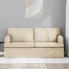 Canapé Crème 162 x 80 x 85 cm tissu 631976631976