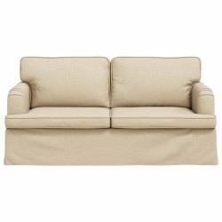 Canapé Crème 162 x 80 x 85 cm tissu 631976631976