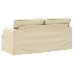 Canapé Crème 162 x 80 x 85 cm tissu 631976631976