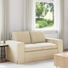 Canapé Crème 162 x 80 x 82 cm tissu 631977631977