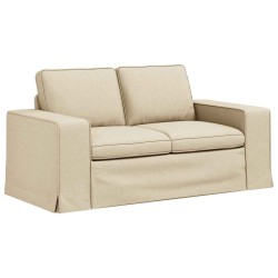 Canapé Crème 162 x 80 x 82 cm tissu 631977631977