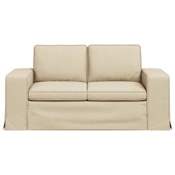Canapé Crème 162 x 80 x 82 cm tissu 631977631977