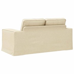 Canapé Crème 162 x 80 x 82 cm tissu 631977631977
