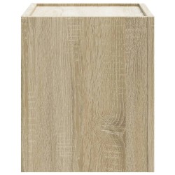 Table de chevet murale chêne sonoma 45x30x35 cm 631982631982