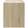Table de chevet murale chêne sonoma 45x30x35 cm 631982631982