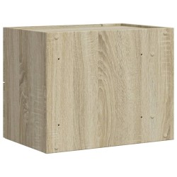 Table de chevet murale chêne sonoma 45x30x35 cm 631982631982