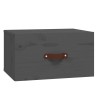 Table de chevet murale Gris 40x29,5x22 cm 631983631983